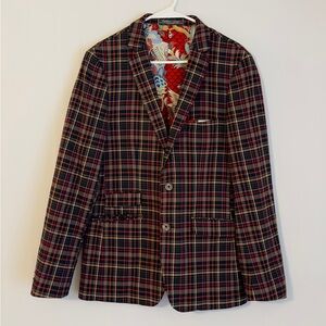 Paisley & Gray Multicolor Plaid Blazer Sport Coat